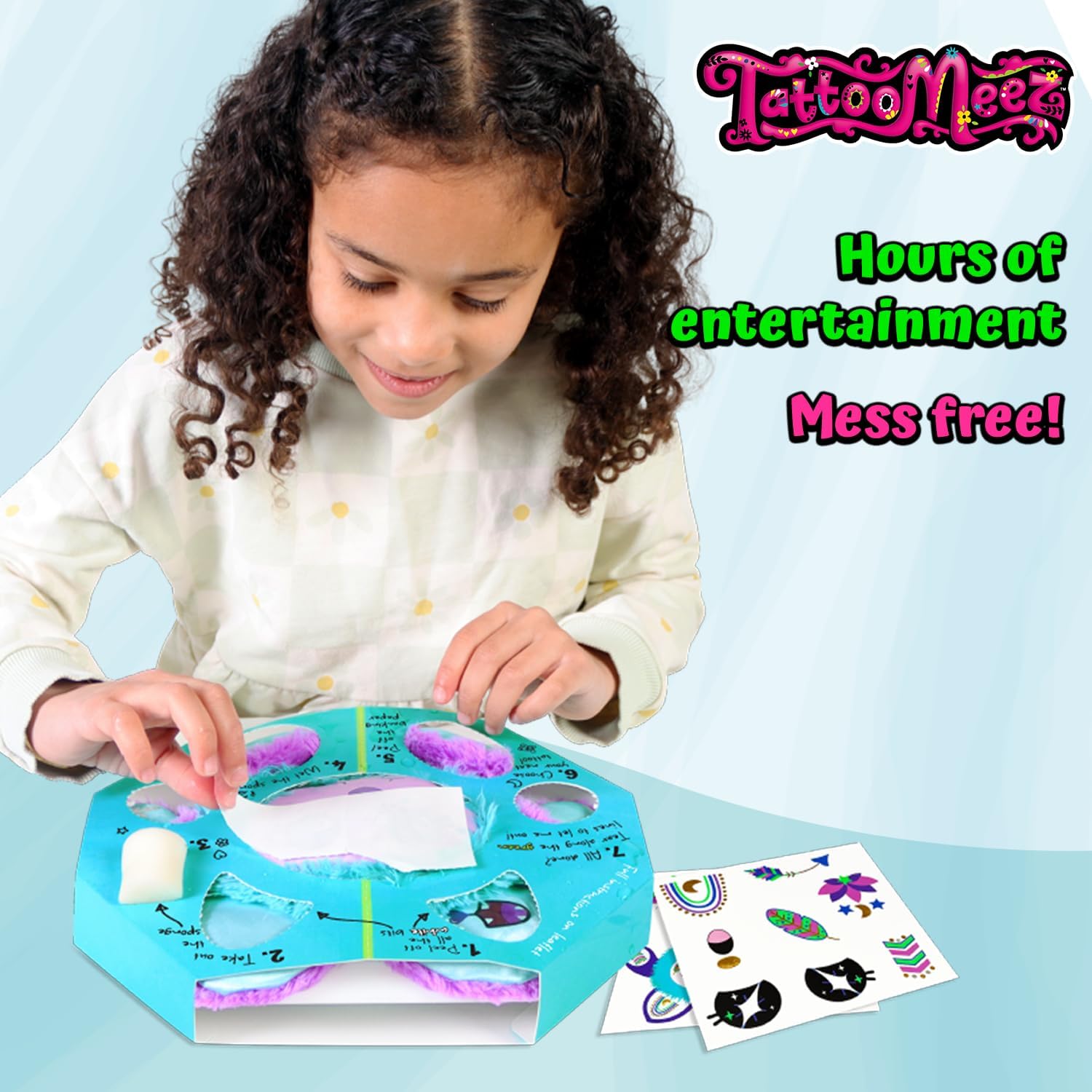 TattooMeez Metallic, craft kit to create a personalised bear