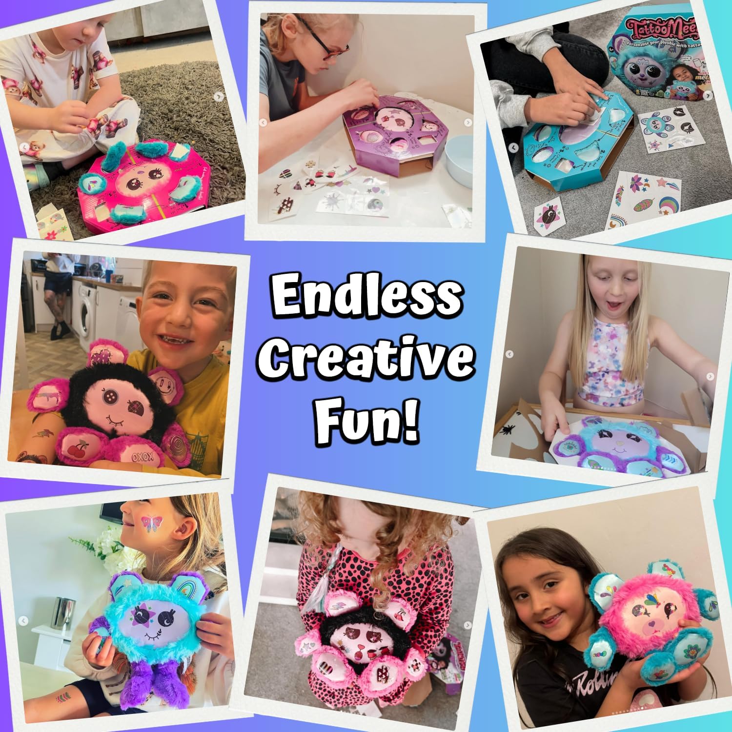 TattooMeez Metallic, craft kit to create a personalised bear