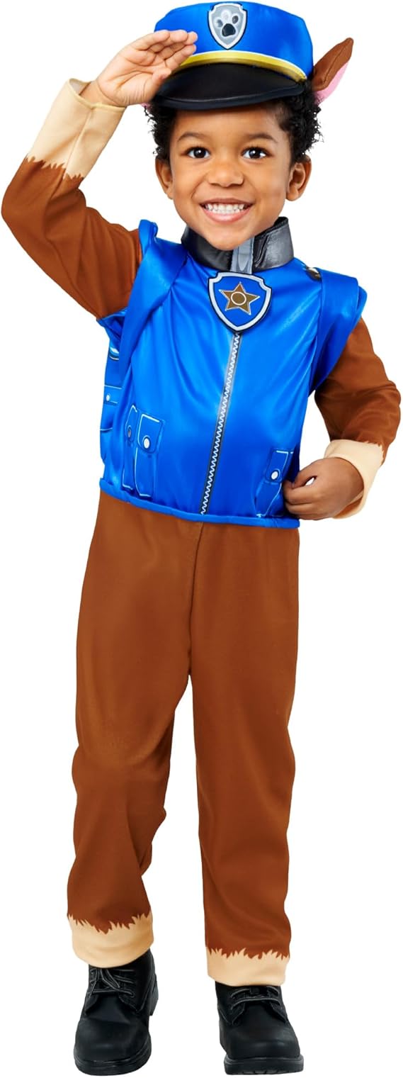 Rubies Official Paw Patrol Chase 3-4 YEARS Outfit Costume