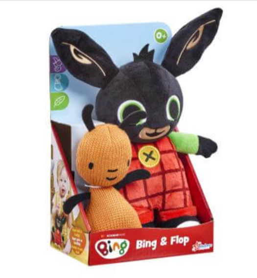 Rainbow Designs Bing And Flop Twin Pack Soft Toys