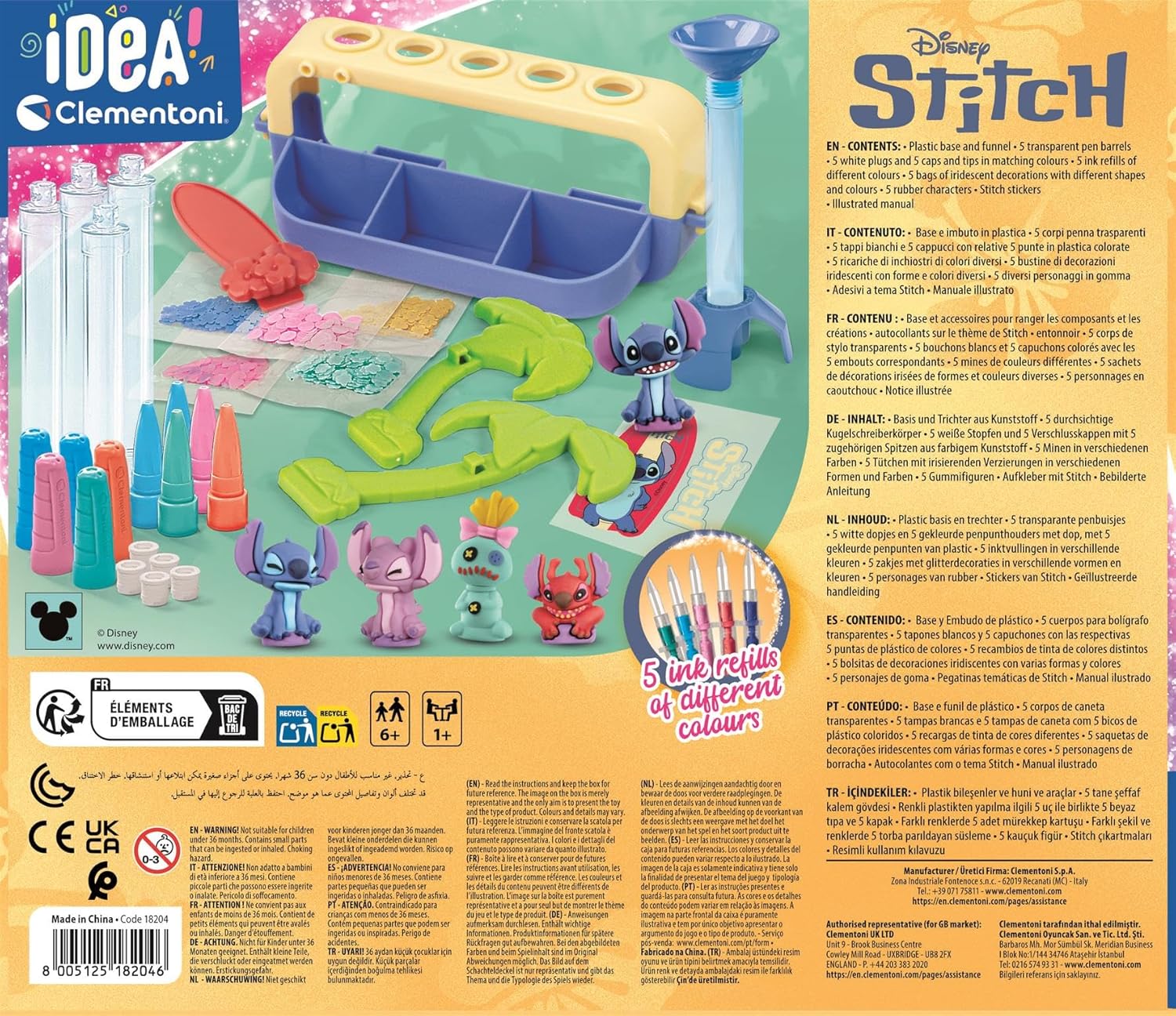 Clementoni Stitch Pen Lab Create Colourful Stitch Inspired Pens