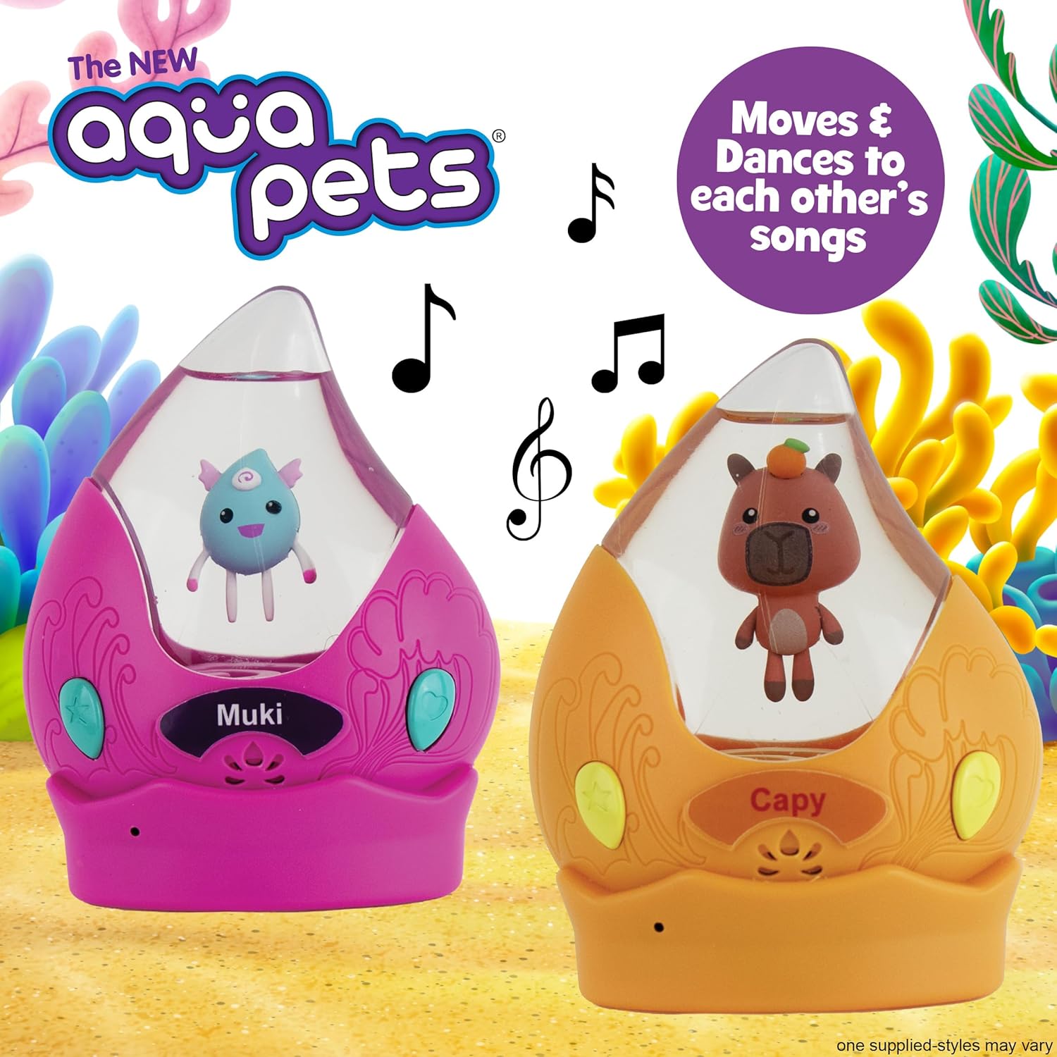 Aquapets CAPPY interactive dancing pets