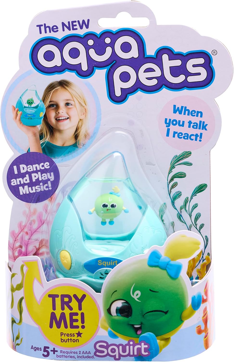 Aquapets SQUIRT interactive dancing pets