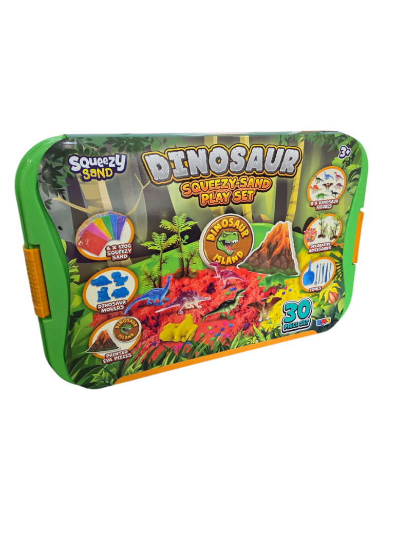 DINOSAUR Squeezy Sand Play Set