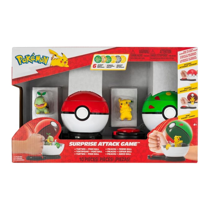 Pokemon Surprise Attack Game Multi-Pack TURTWIG & PIKACHU