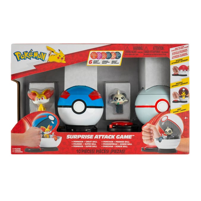 Pokemon Surprise Attack Game Multi-Pack FENNEKIN & PANCHAM