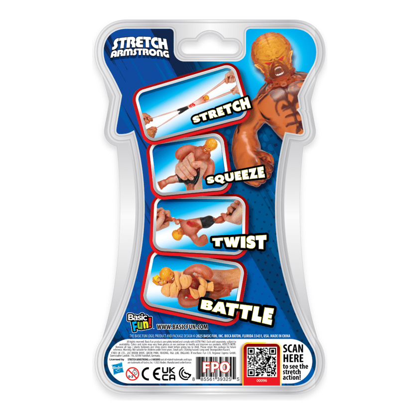 Basic Fun Stretch Armstrong  X-RAY Core Figure 7Inch Stretchy Toy