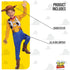 Disney Official Woody Costume for Kids, Includes Woody Hat 5-6 YEARS