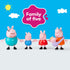 PEPPA PIG Peppa's Family of Five with Baby Evie Poseable Figures