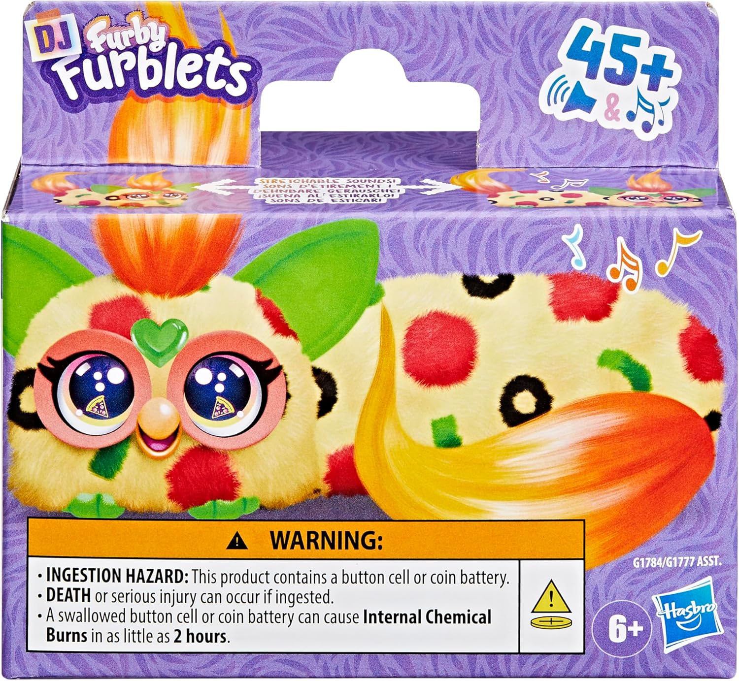 Furby DJ Furblets PEPP-OH-RONI Soft Plush Toy