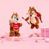 Disney Store Official Chip ?n Dale Valentine Sweethearts 30cm Soft Plush Toy Set