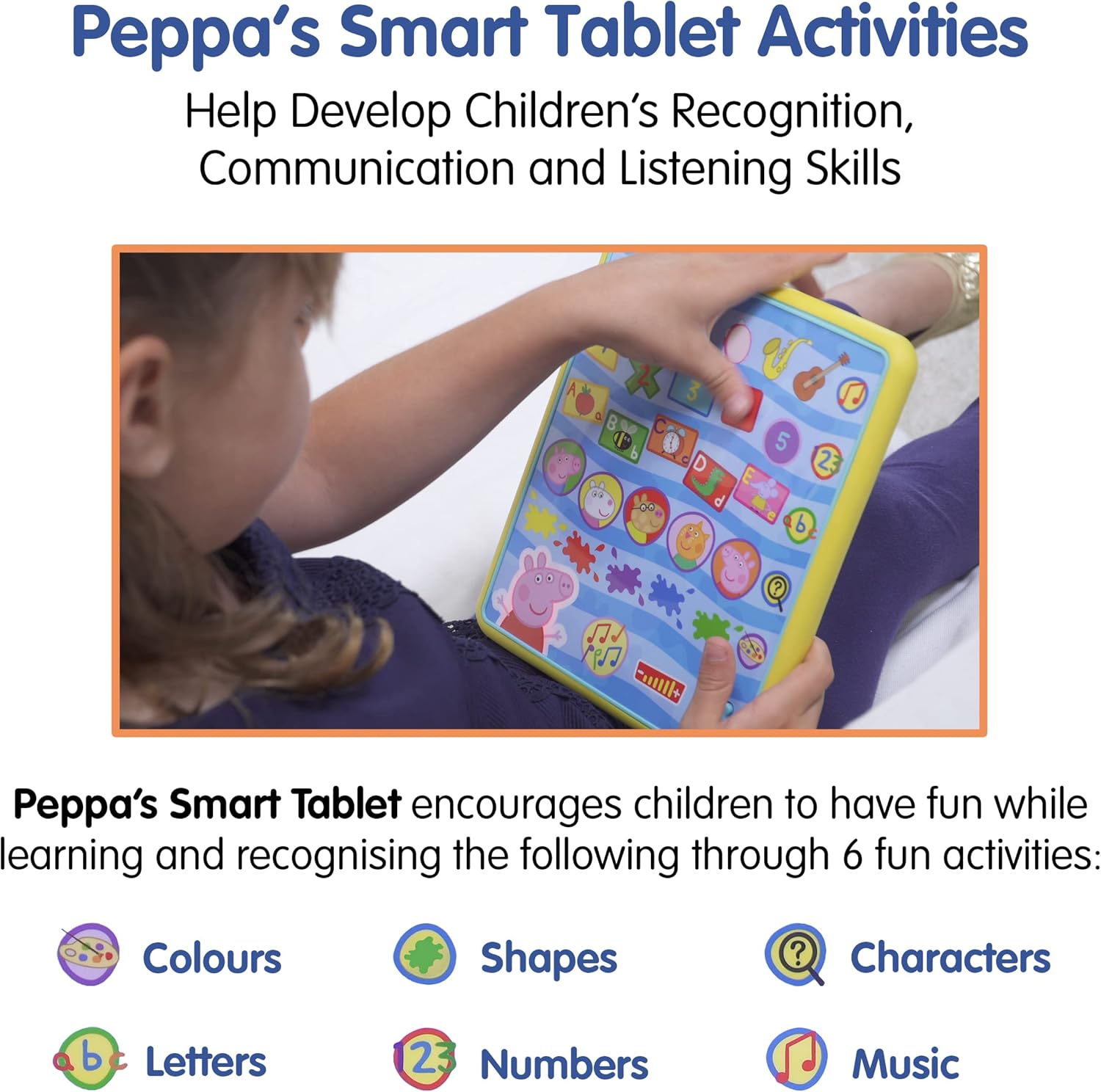 Peppa Pig Peppa's Smart Tablet Toy for Kids