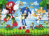Ravensburger Sonic the Hedgehog 4-Piece 100 Puzzle Set