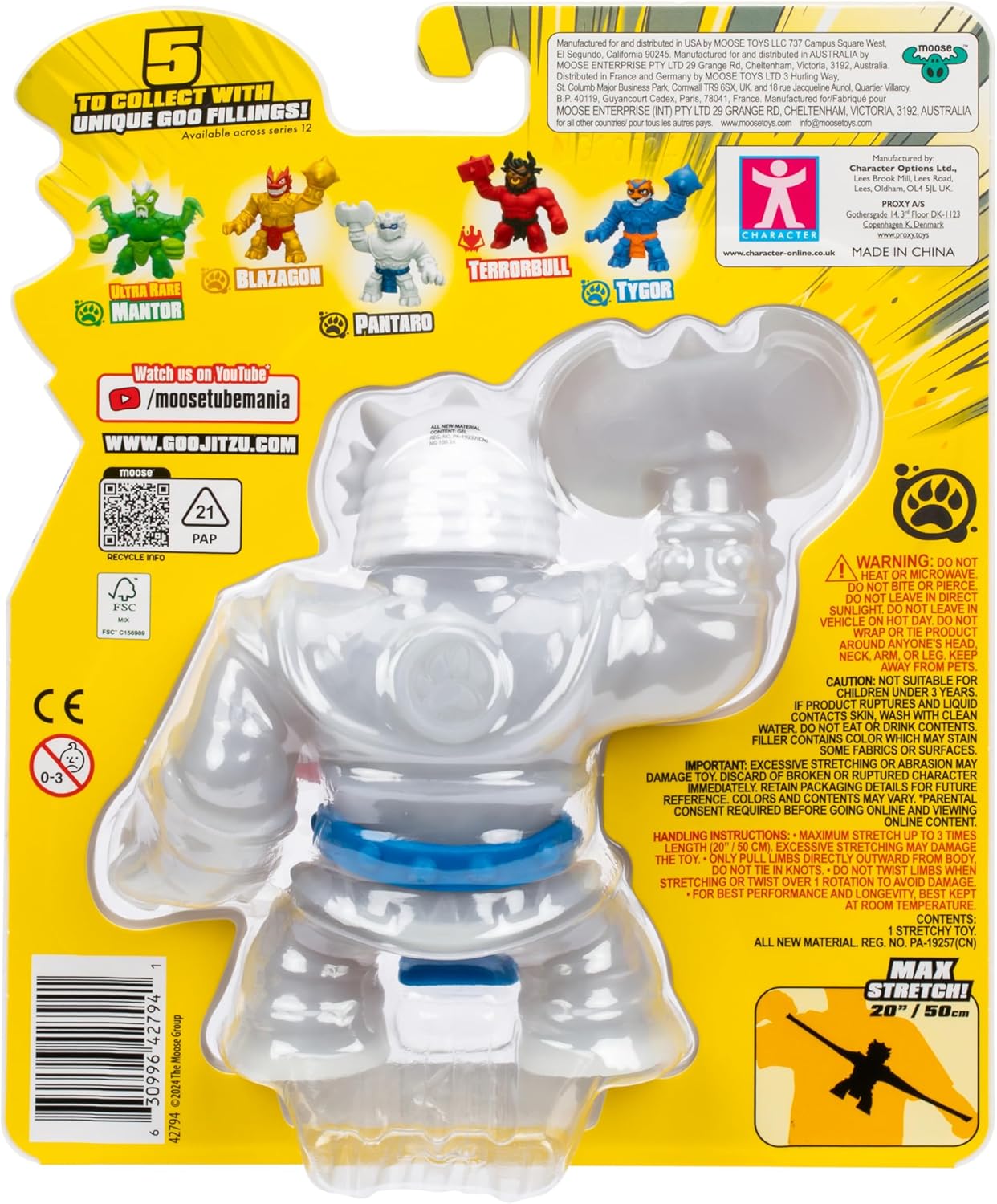 Heroes of Goo Jit Zu Smash Strikers GOOEY PANTARO Goo Filled Action Figure