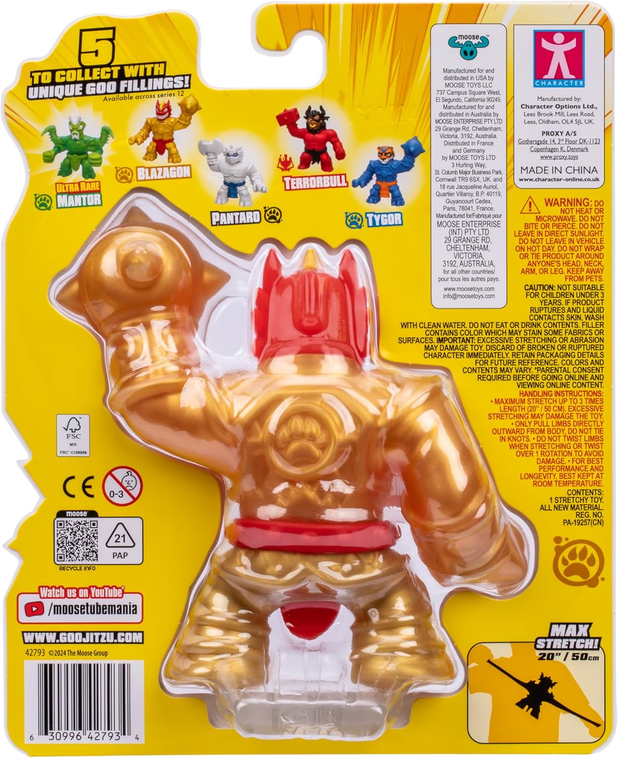 Heroes of Goo Jit Zu Smash Strikers CRUNCHY BLAZAGON Goo Filled Action Figure