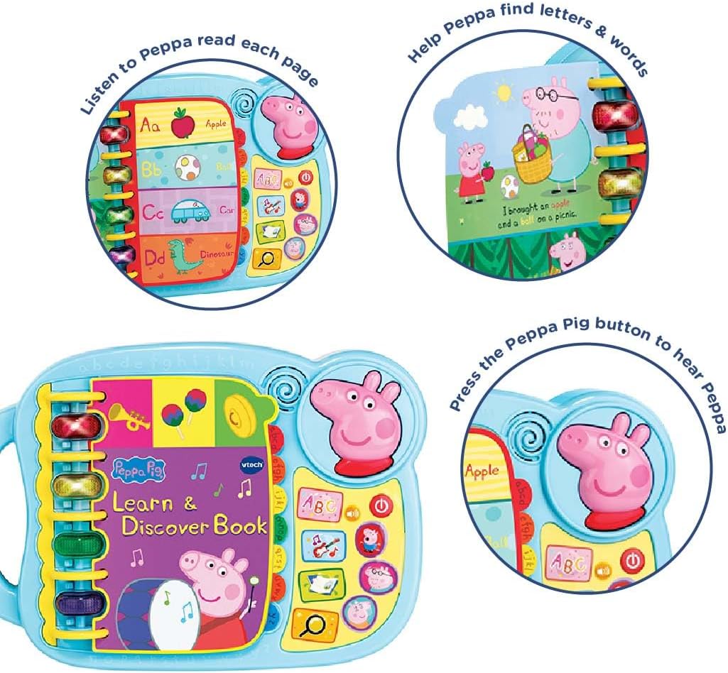 VTech Peppa Pig: Learn & Discover Book