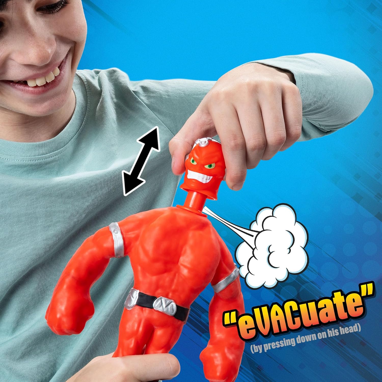 Basic Fun Stretch Armstrong VAC-MAN Core Figure
