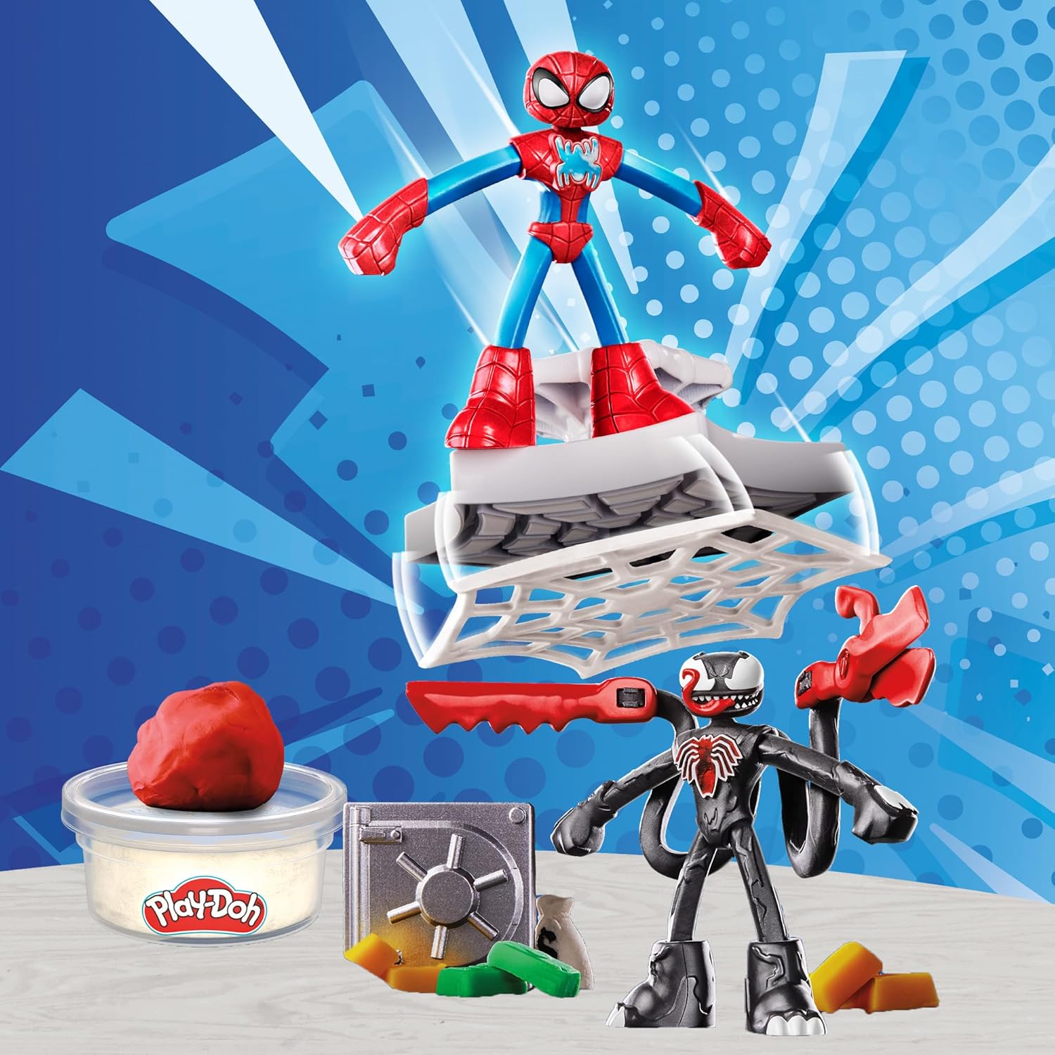 Play-Doh Marvel IRON MAN Armor Maker Lab Playset with Lights and Sounds