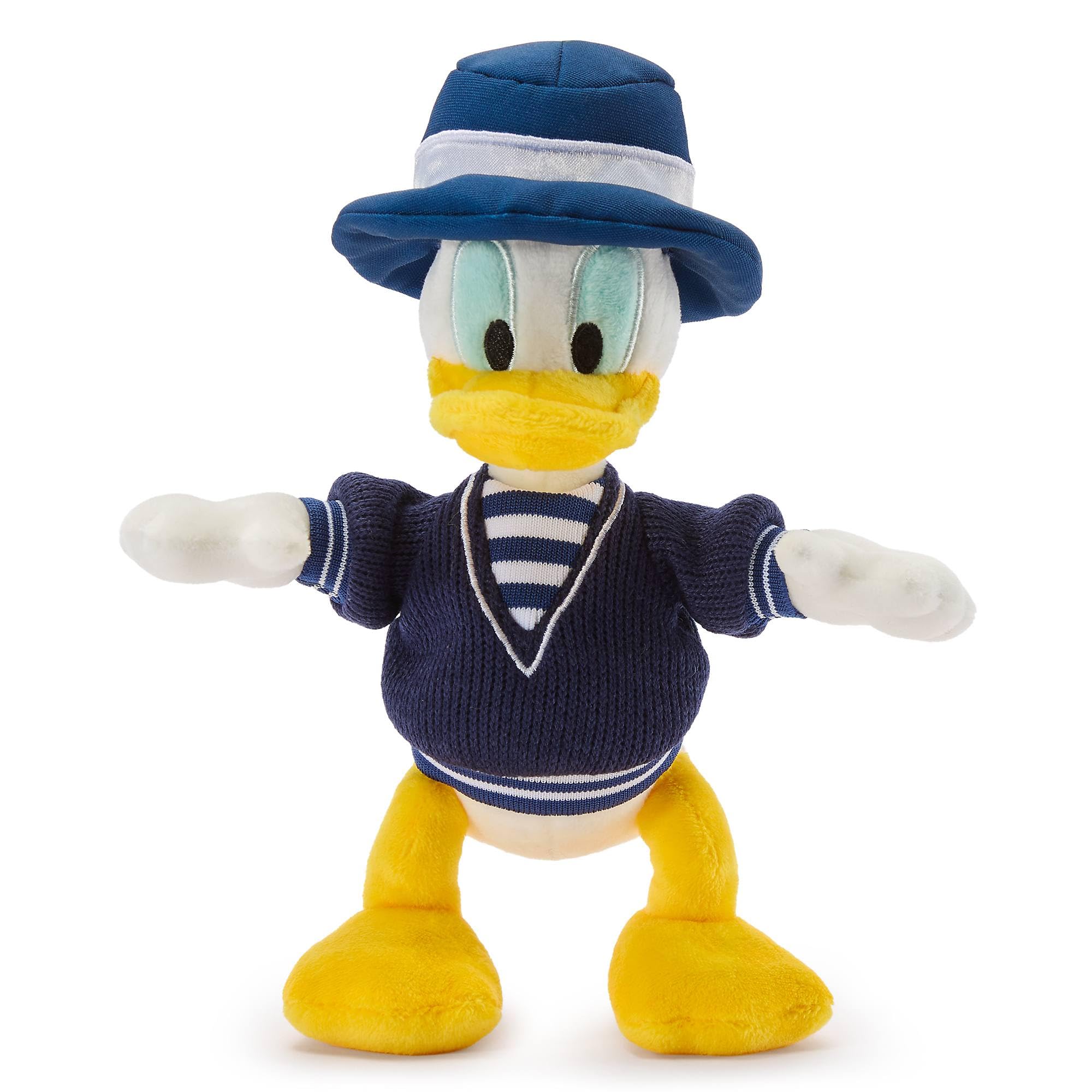 Disney Store Official Sailor Donald Duck Nautical 20cm Soft Bean Bag Plush Toy