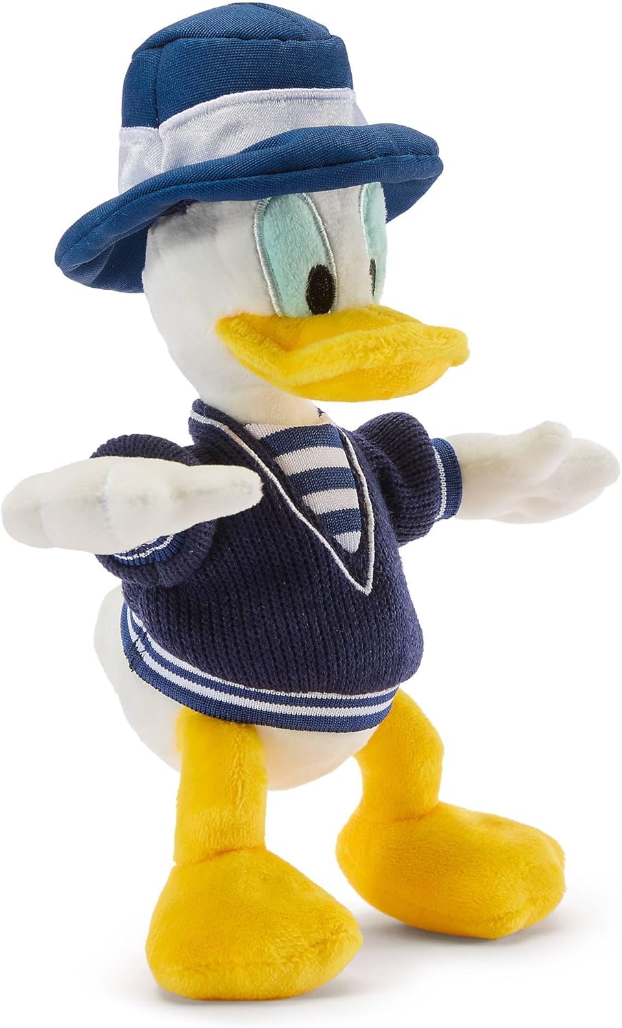 Disney Store Official Sailor Donald Duck Nautical 20cm Soft Bean Bag Plush Toy