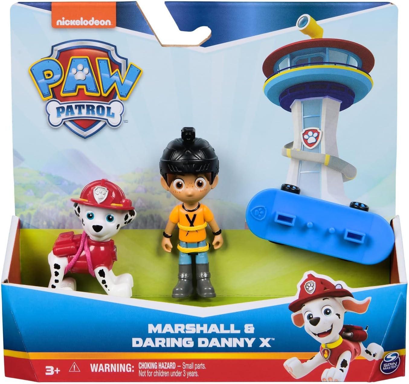 Paw Patrol Marshall and Daring Danny X Figures set