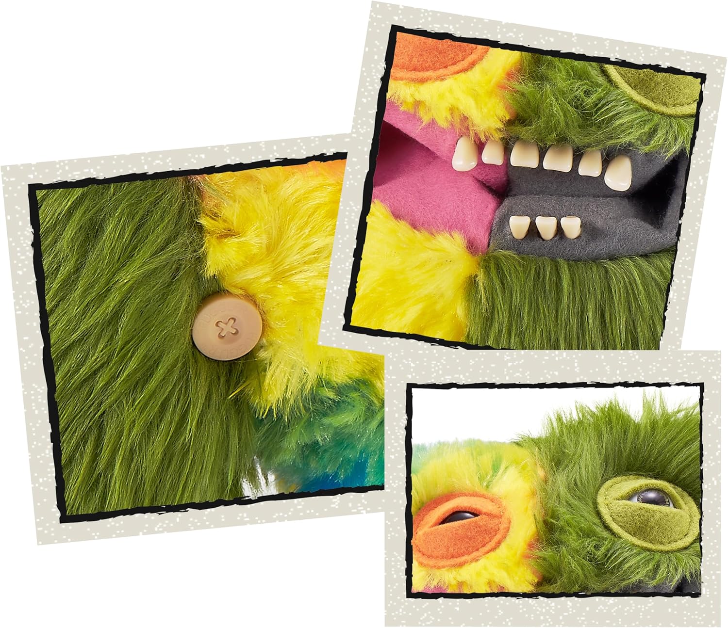 ZURU Fuggler Misfit Monsters 9'' Series 1 Funny Ugly Monster Soft Plush Toy (Grinnero McGoo)