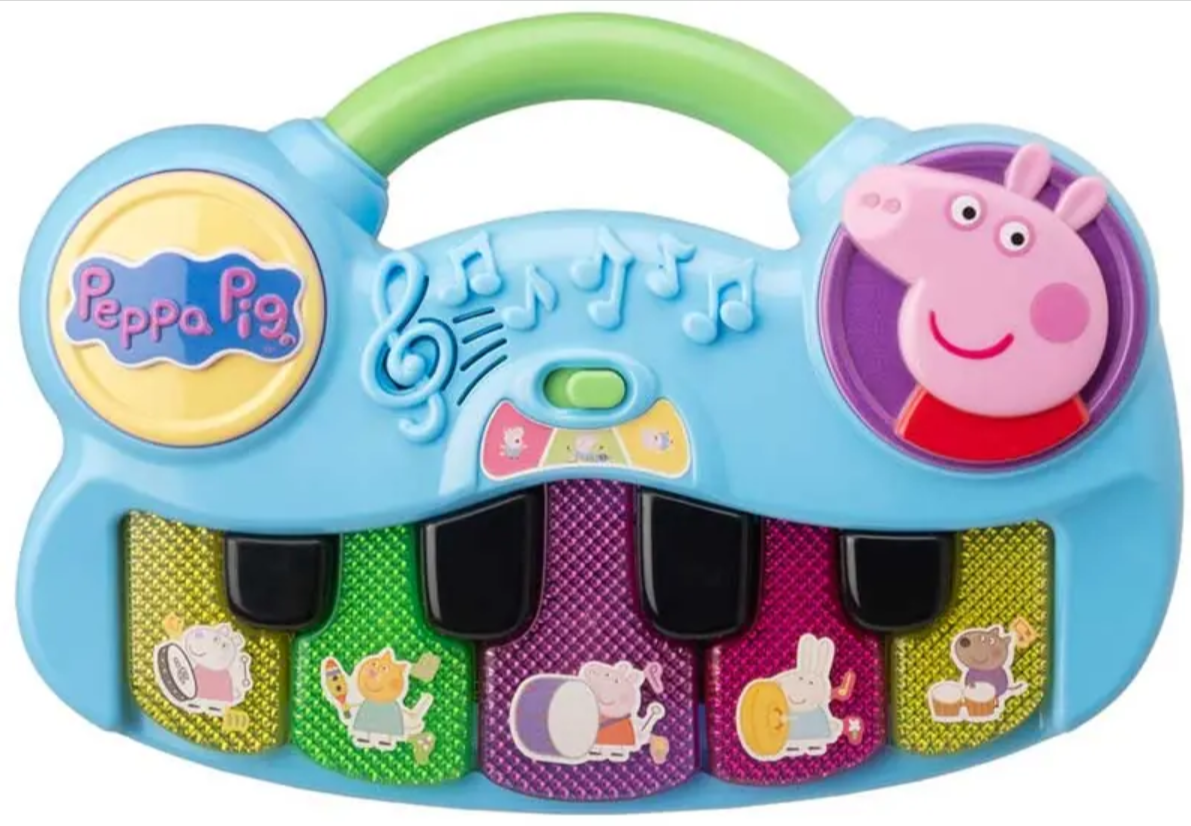 Peppa Pig Keyboard with character sounds from Peppa?s show.