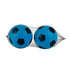 HTI Fun Sport Foam BLUE 2 PACK Footballs Indoor/Outdoor Soft Sponge