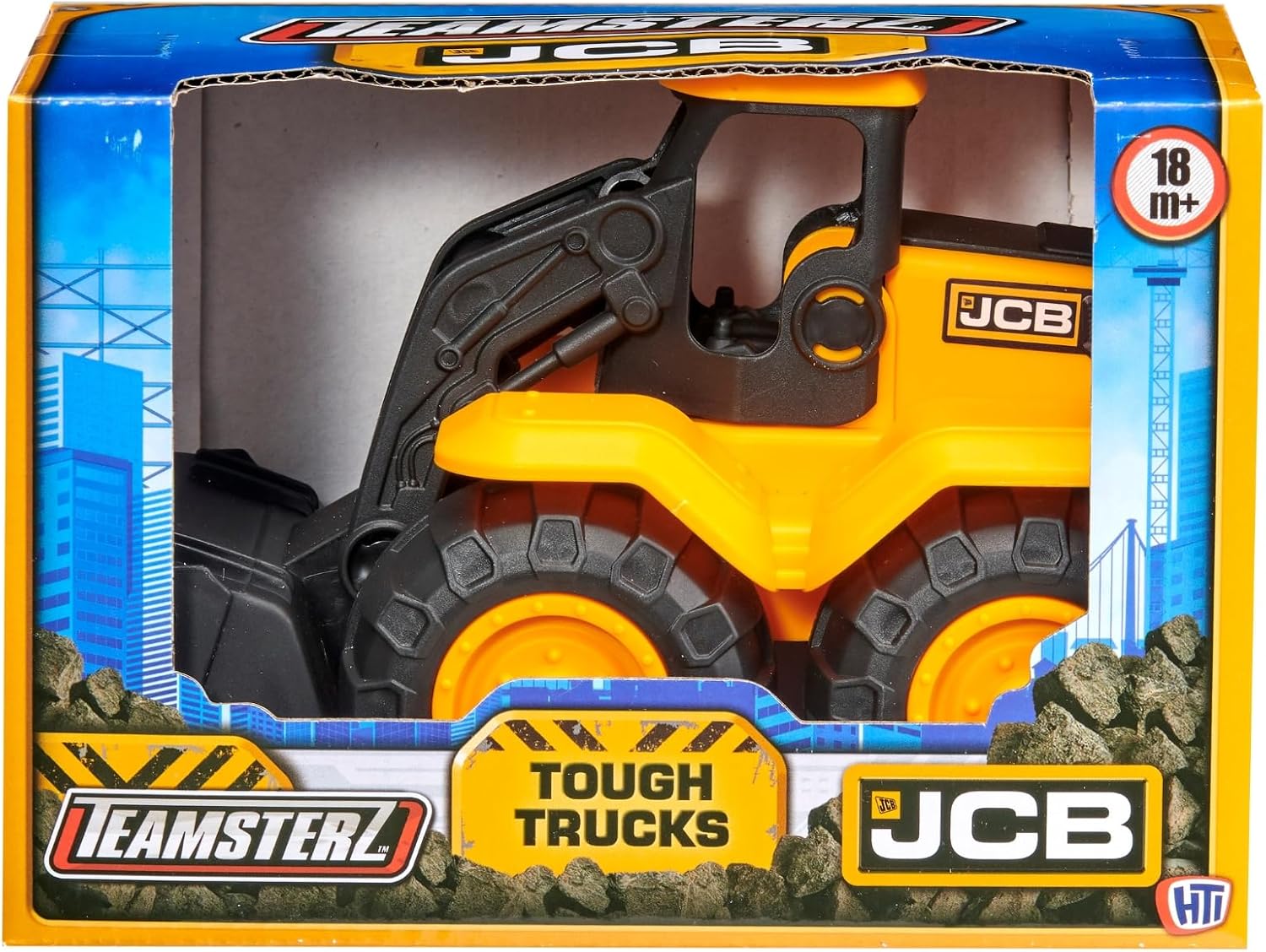 Teamsterz JCB 7'' Orange WHEEL LOADER Construction Toy