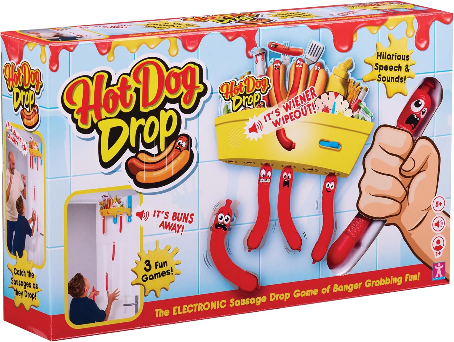 Hot Dog Door Drop Electronic baton drop reaction game