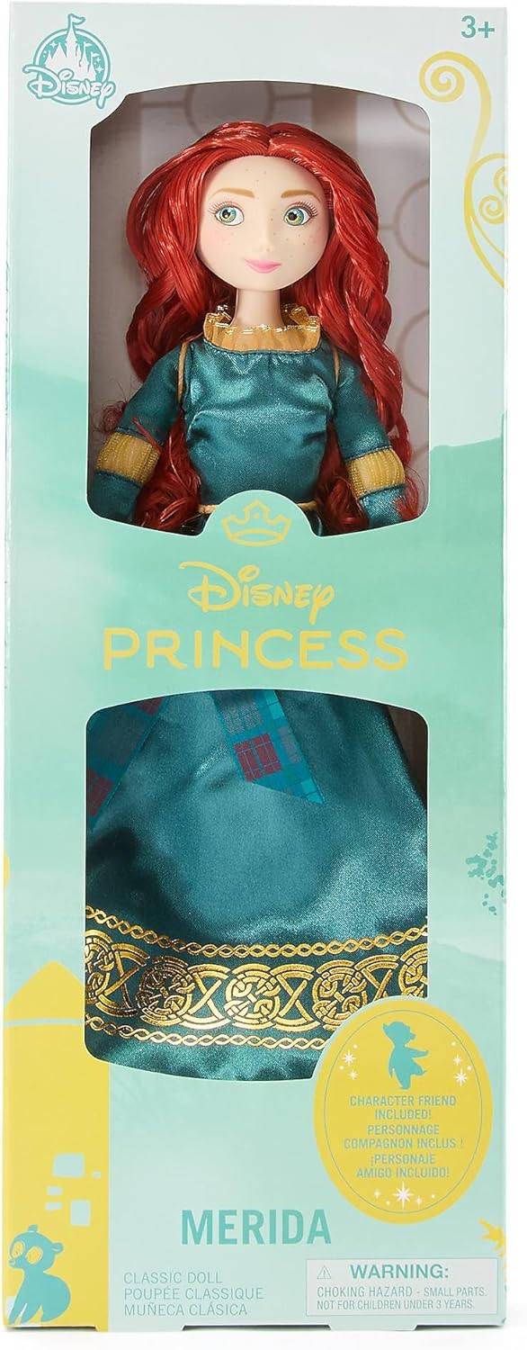Disney Store Official Brave Merida Classic Doll 30cm With Character Friend