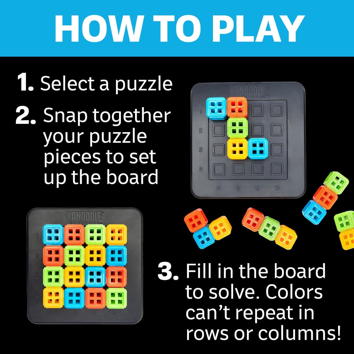 Learning Resources Kanoodle SudoQube 3D Brain Teaser Puzzle