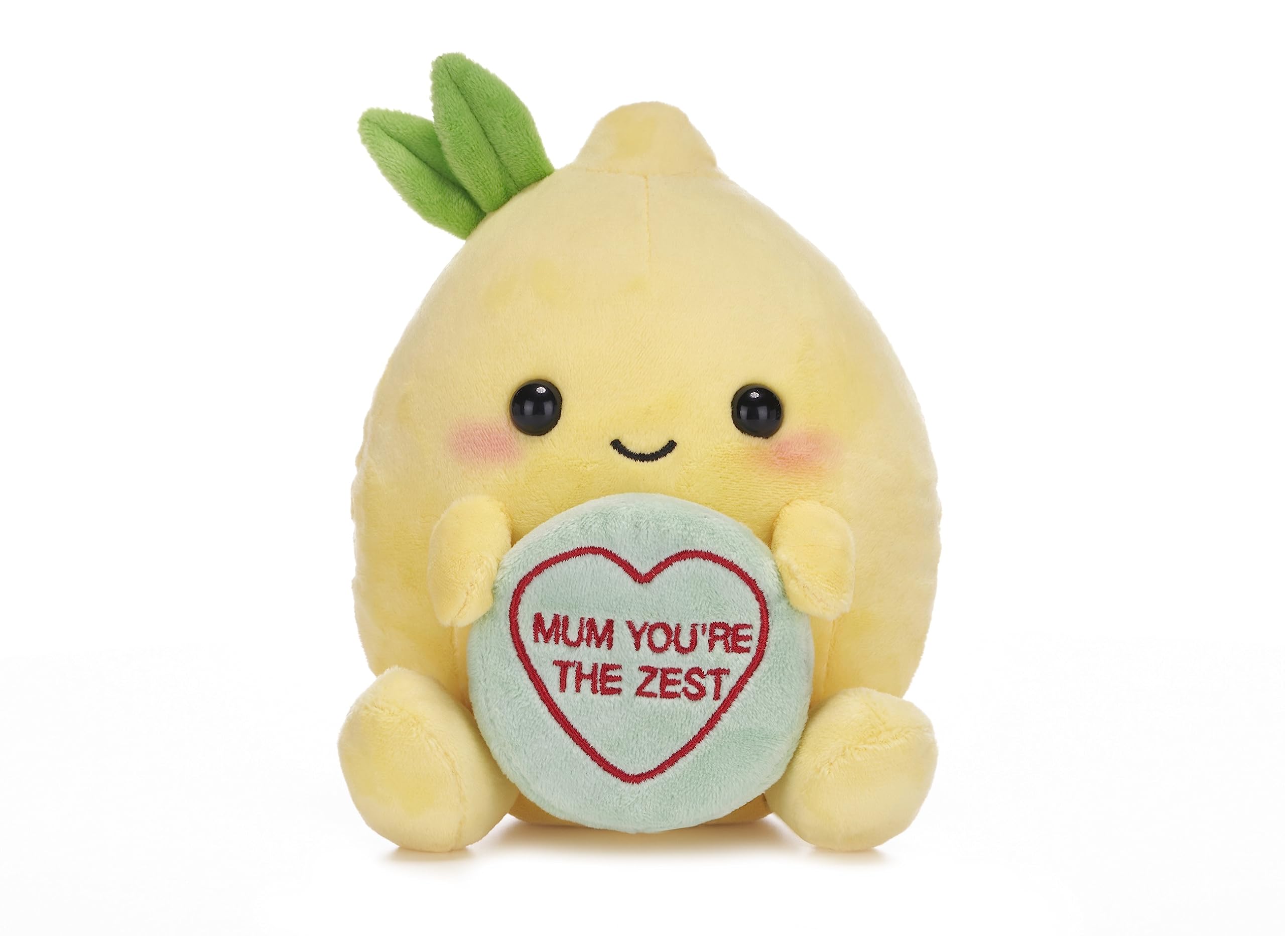 Swizzels Love Hearts 18cm Mothers Day - Mum You're The Zest Lemon Plush Soft Toy