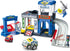 Toot-Toot Drivers Police Station Car Playset includes Police Car Toy, Helicopter & Getaway car
