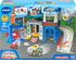 Toot-Toot Drivers Police Station Car Playset includes Police Car Toy, Helicopter & Getaway car