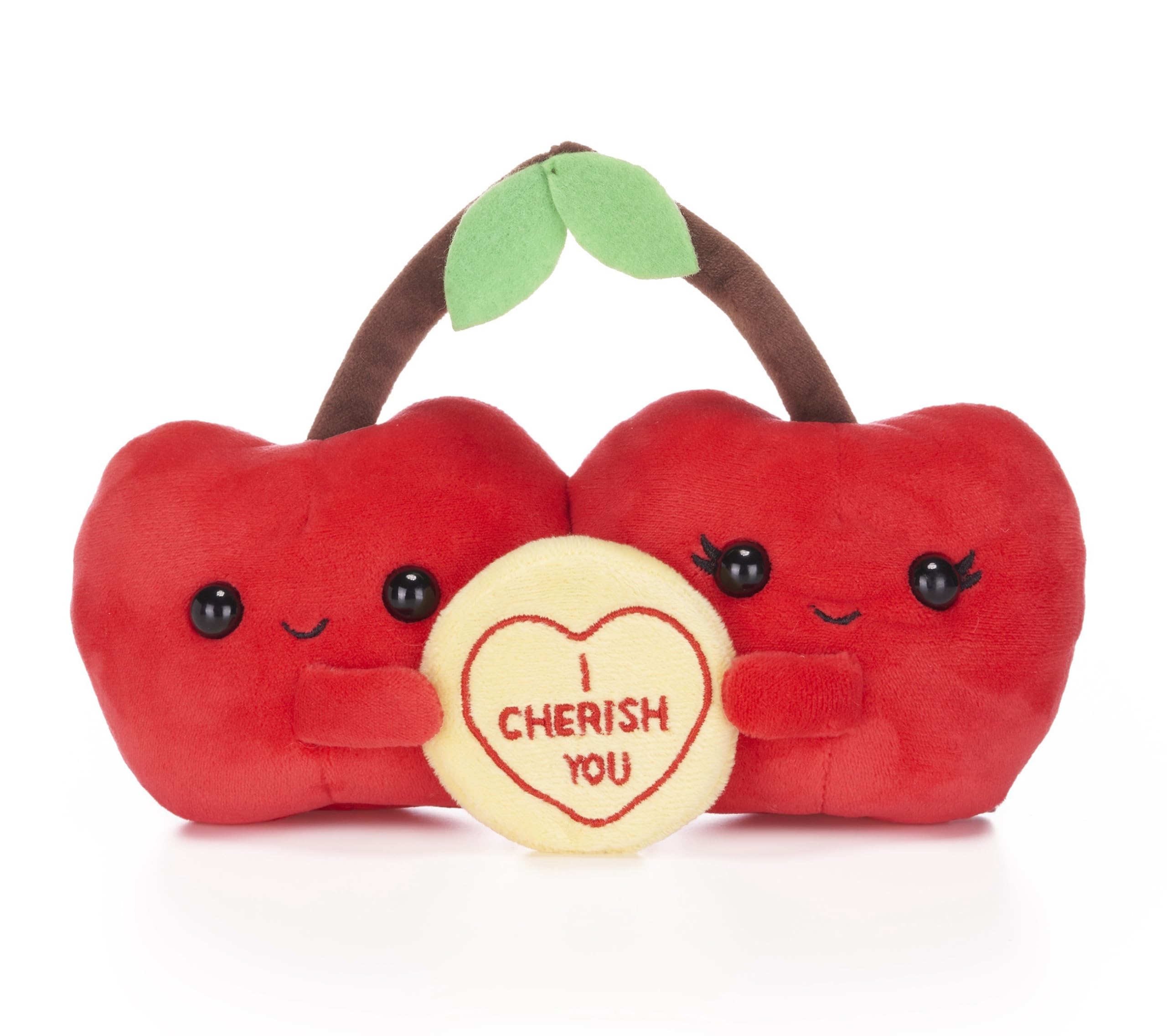 Swizzels Love Hearts 20cm Cherries ''I Cherish You'' Soft Plush Toy Gift