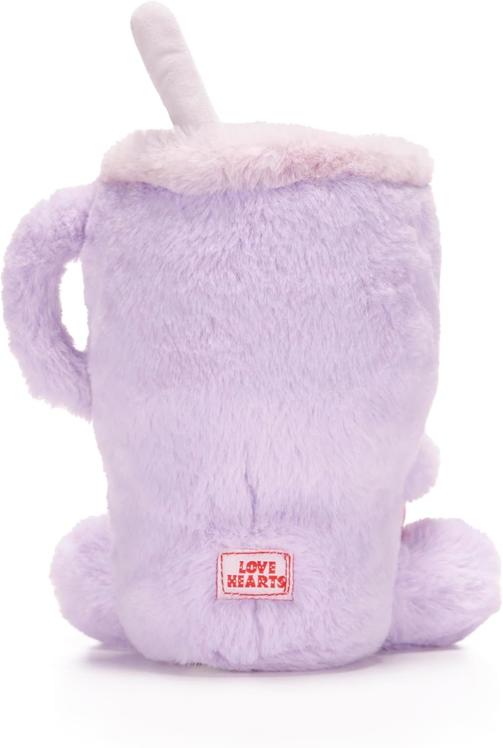 Swizzels Love Hearts 22cm Travel Drinking Cup ''You're Ex-Straw Special'' Soft Plush Toy