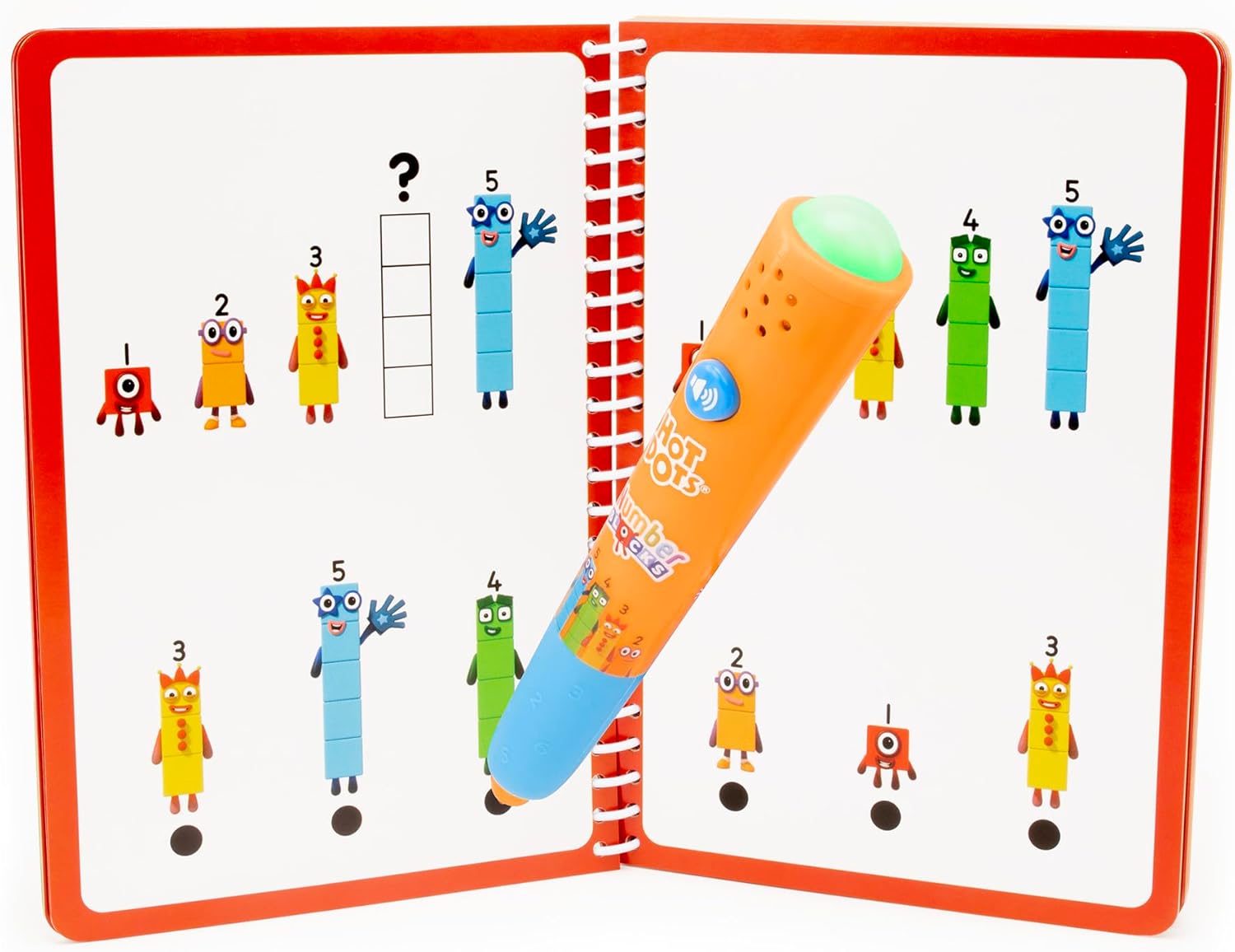 Learning Resources Hot Dots Numberblocks 1?10 Activity Book & Interactive Pen