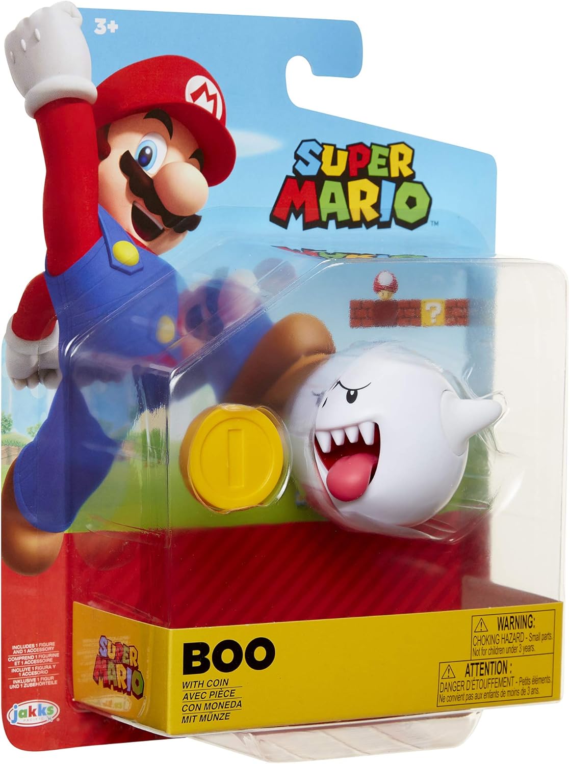 Nintendo Super Mario BOO 4Inch Posable Articulated Action Figure