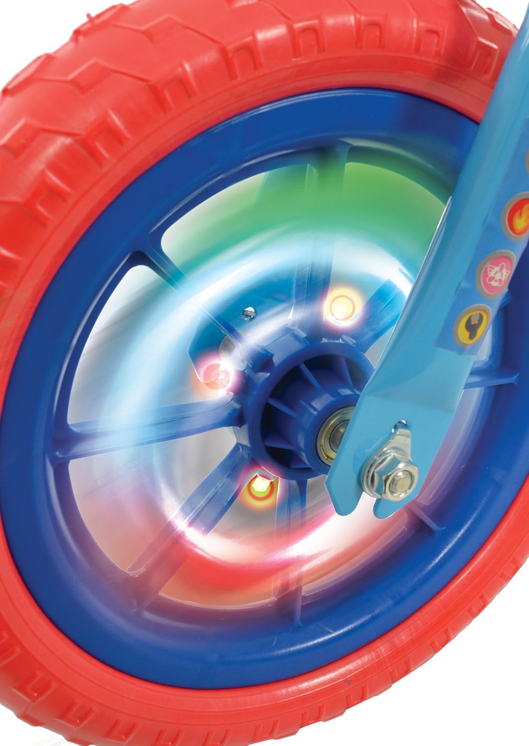 Paw Patrol Balance Bike 12Inch Boys Girls Push Along Bicycle with Light Up Wheels