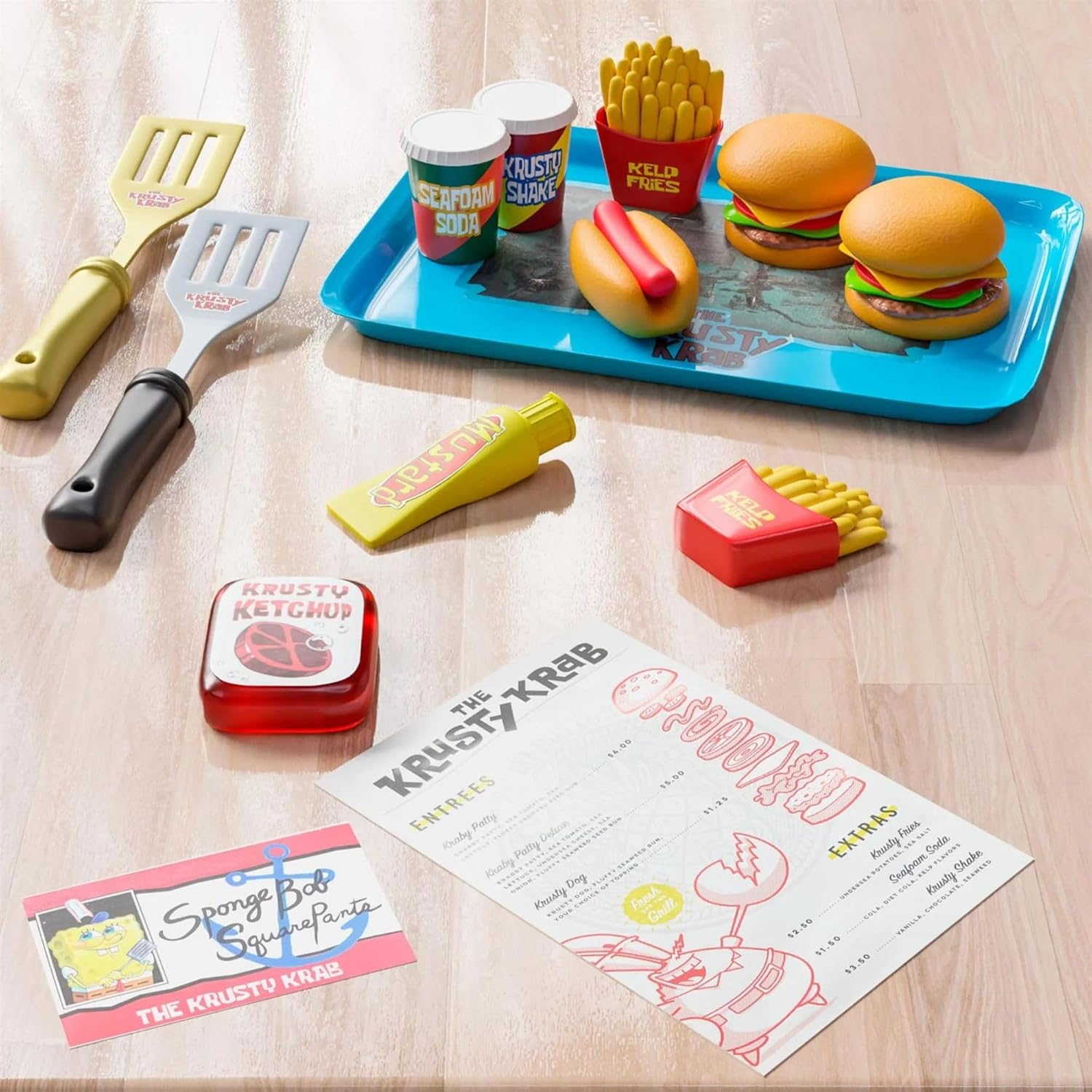 SpongeBob SquarePants Krabby Patty Toy Combo Meal Playset