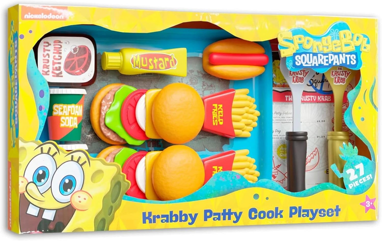 SpongeBob SquarePants Krabby Patty Toy Combo Meal Playset