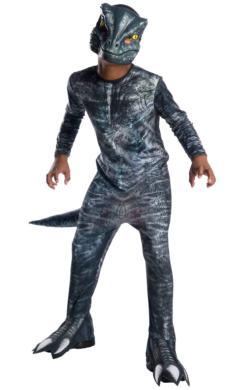 Rubie's Official Jurassic World Fallen Kingdom Velociraptor 'Blue' Dinosaur Costume 5 to 7 Years