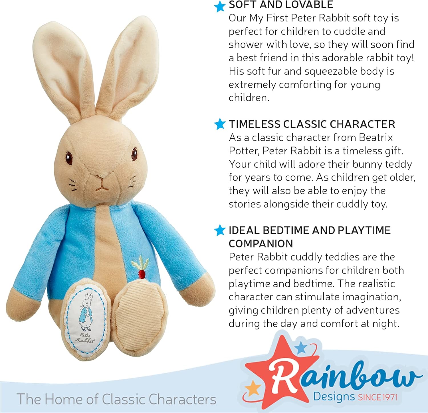 Rainbow Designs My First Peter Rabbit Soft Plush Toy