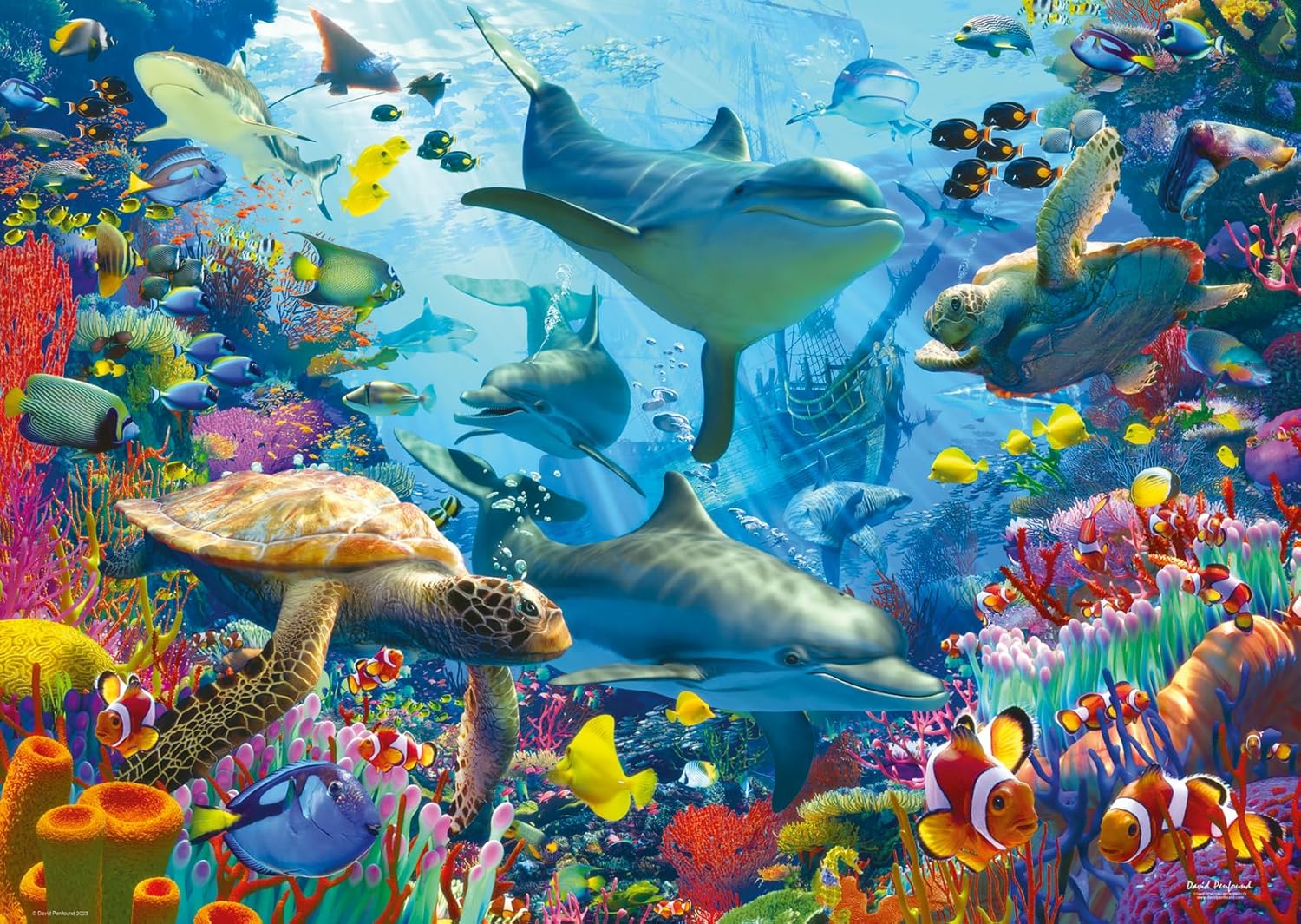 Ravensburger CORAL REEF RETREAT Puzzle 1000 pieces