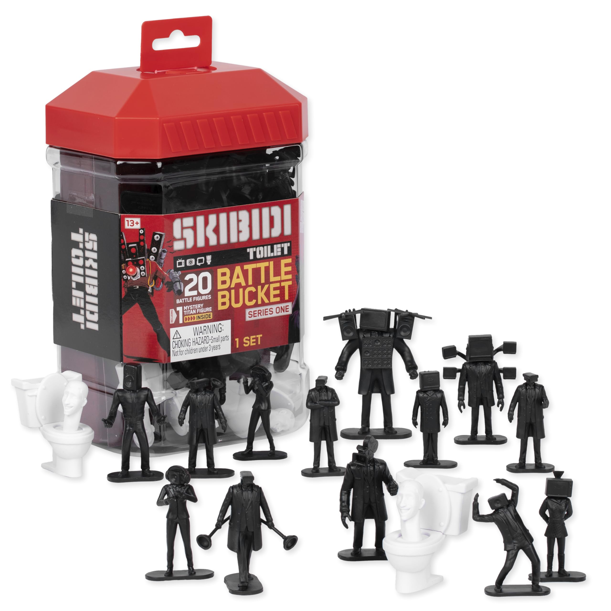 Skibidi Toilet BATTLE BUCKET Collectible Figures