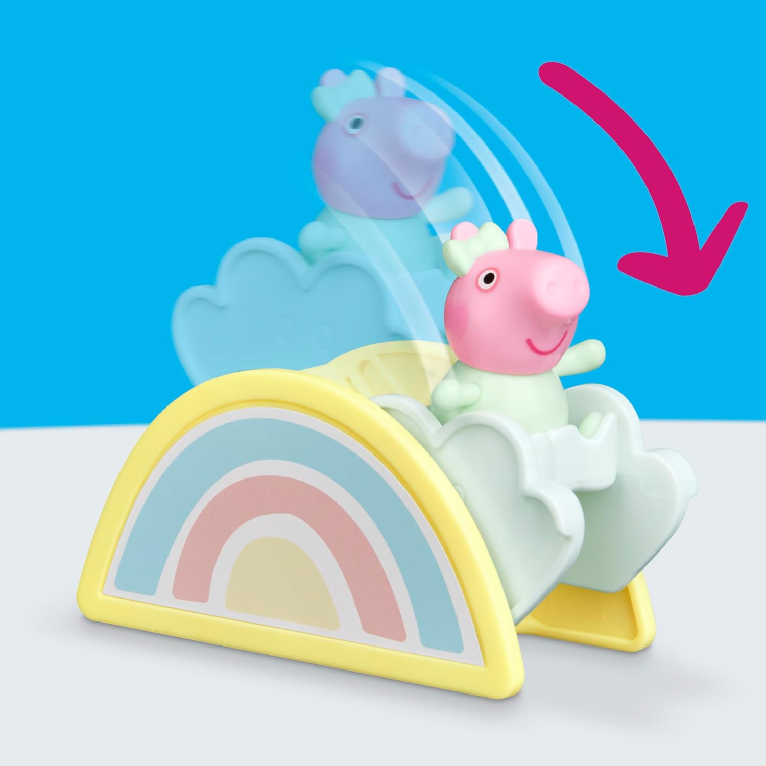 Peppa Pig Evie's Nursery Set with 1 Figure and 7 Accessories