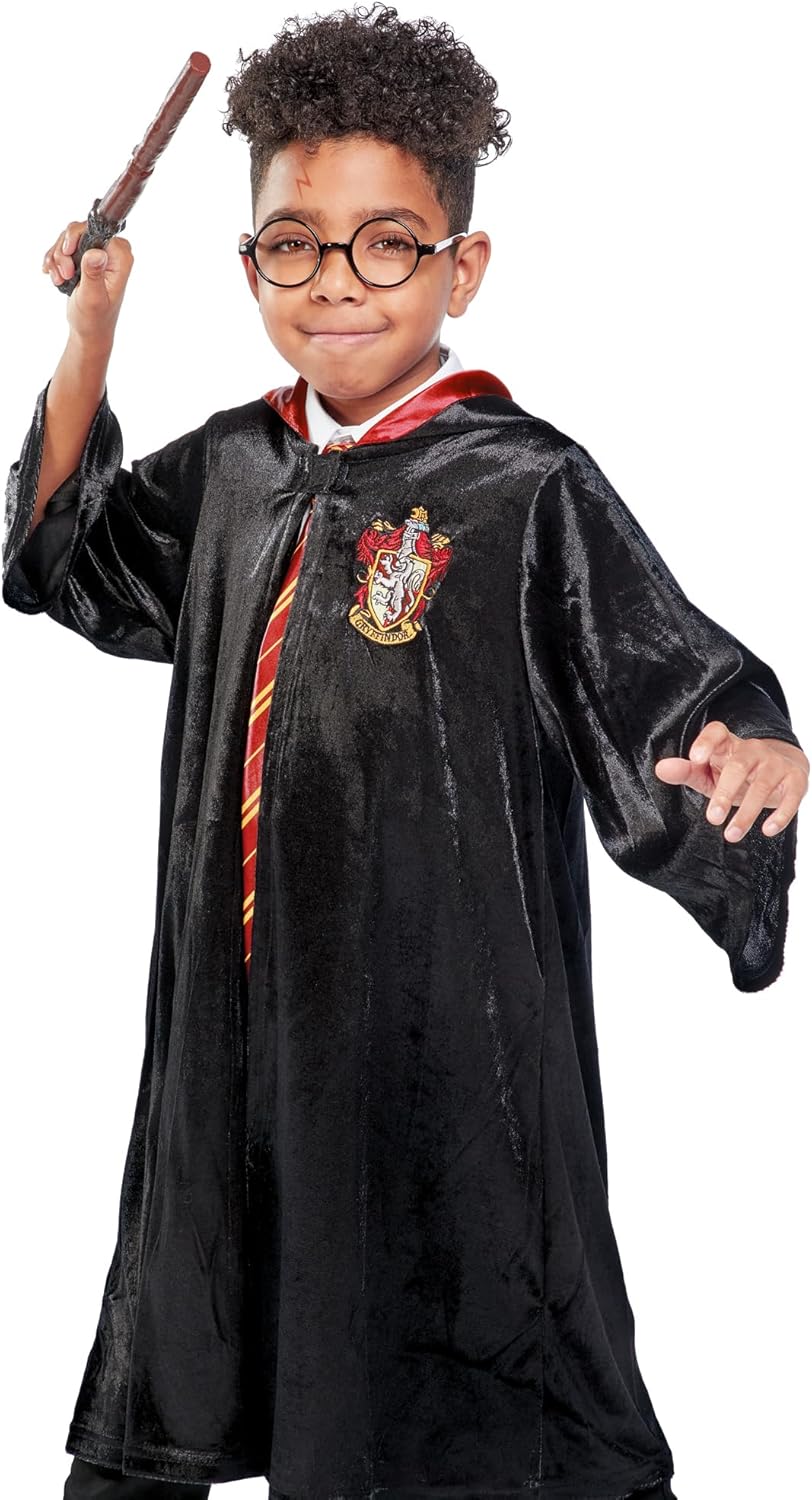 Rubies Official Harry Potter Gryffindor Deluxe Robe for Kids Size 7 to 8 Years