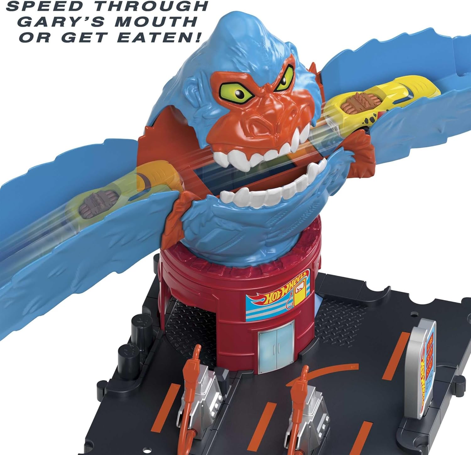 Hot Wheels City Wreck & Ride Gorilla Attack with 1 Car