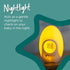 Tommee Tippee GROEGG Digital Colour Changing Room Thermometer and Night Light